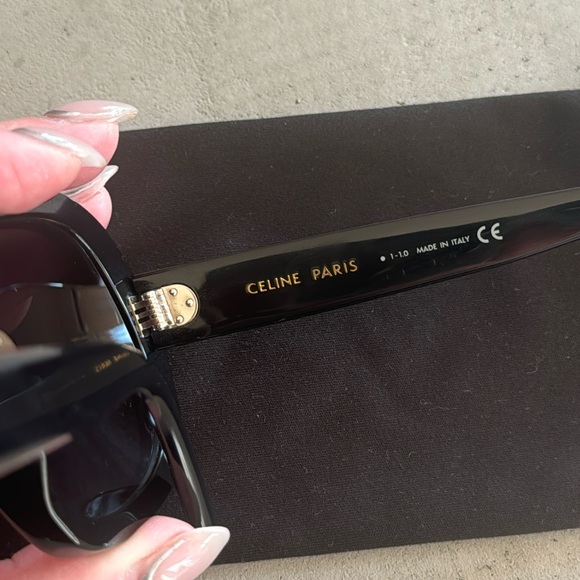 NWOT Celine 55mm Gradient Black Round Large Sunglasses - Picture 6 of 12